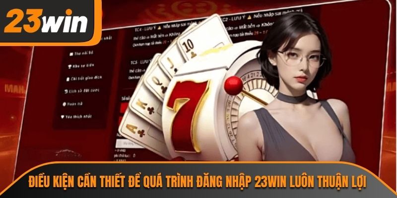 Điều kiện cần thiết để quá trình đăng nhập 23WIN luôn thuận lợi