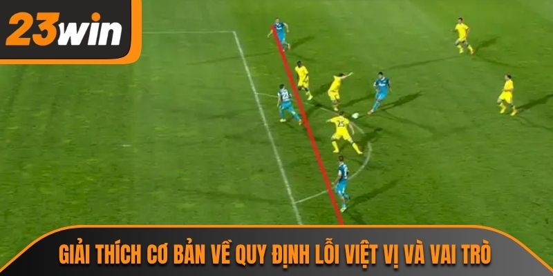 Lỗi Việt Vị Và Những Ảnh Hưởng Đến Cược Bóng Đá Tại 23WIN 1 Giải thích cơ bản về quy định lỗi việt vị và vai trò