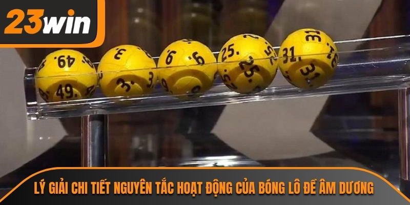 Lý giải chi tiết nguyên tắc hoạt động của bóng lô đề Âm Dương
